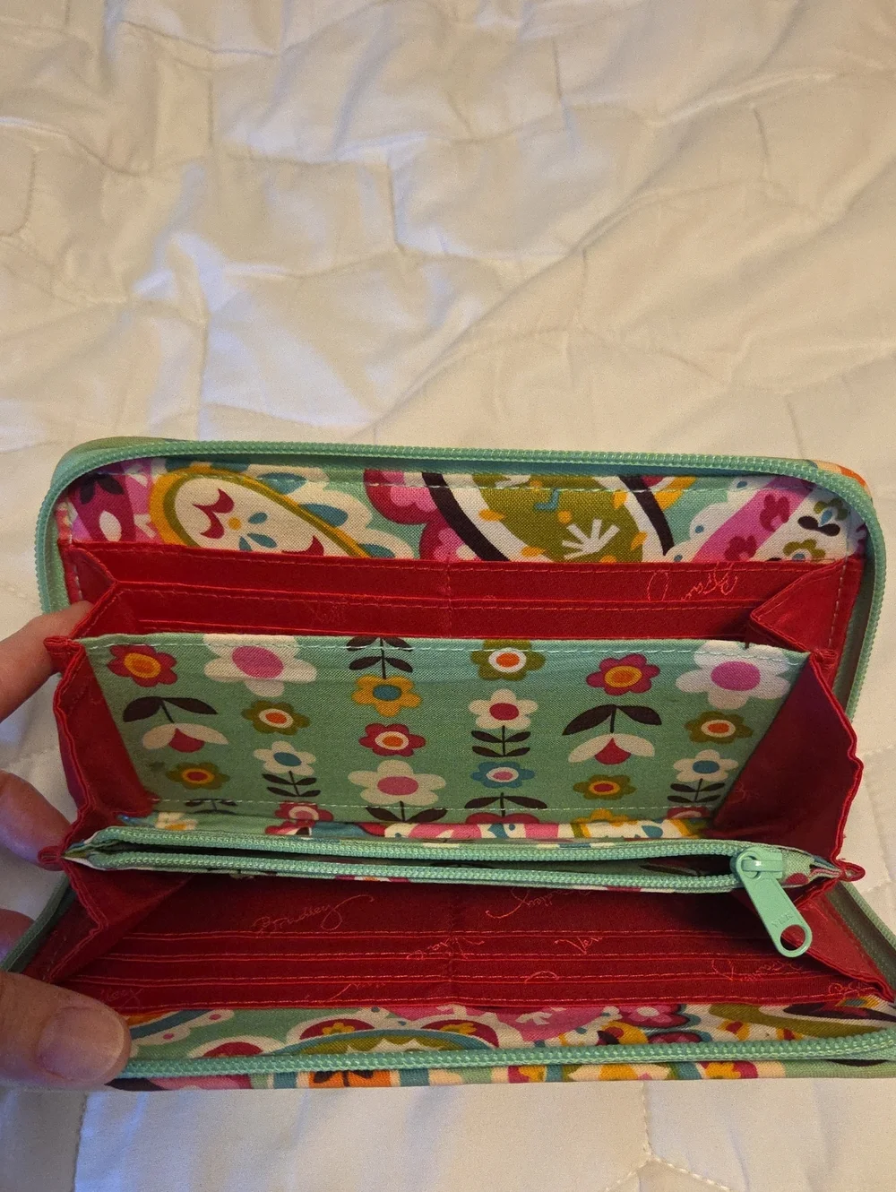 Vera Bradley Crossbody Bag and Wallet - Tutti Frutti Pattern